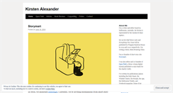 Desktop Screenshot of kirstenalexander.com