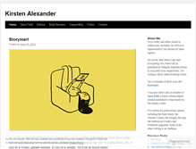 Tablet Screenshot of kirstenalexander.com